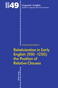 Title: Relativization in Early English (950-1250): the Position of Relative Clauses