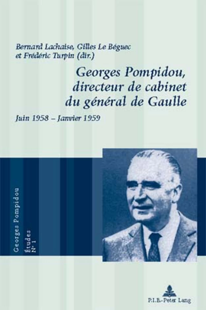 Titre: Georges Pompidou, directeur de cabinet du général de Gaulle