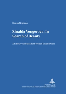 Title: Zinaida Vengerova: In Search of Beauty