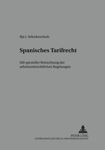Title: Spanisches Tarifrecht