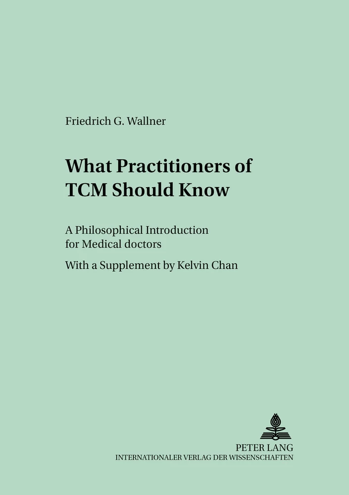 Title: What Practitioners of TCM Should Know
