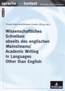 Title: Wissenschaftliches Schreiben abseits des englischen «Mainstreams»- Academic Writing in Languages Other than English