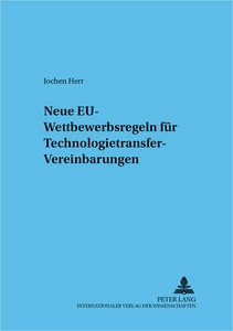 Title: Neue EU-Wettbewerbsregeln für Technologietransfer-Vereinbarungen