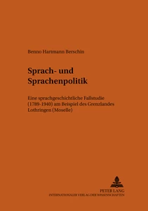 Title: Sprach- und Sprachenpolitik