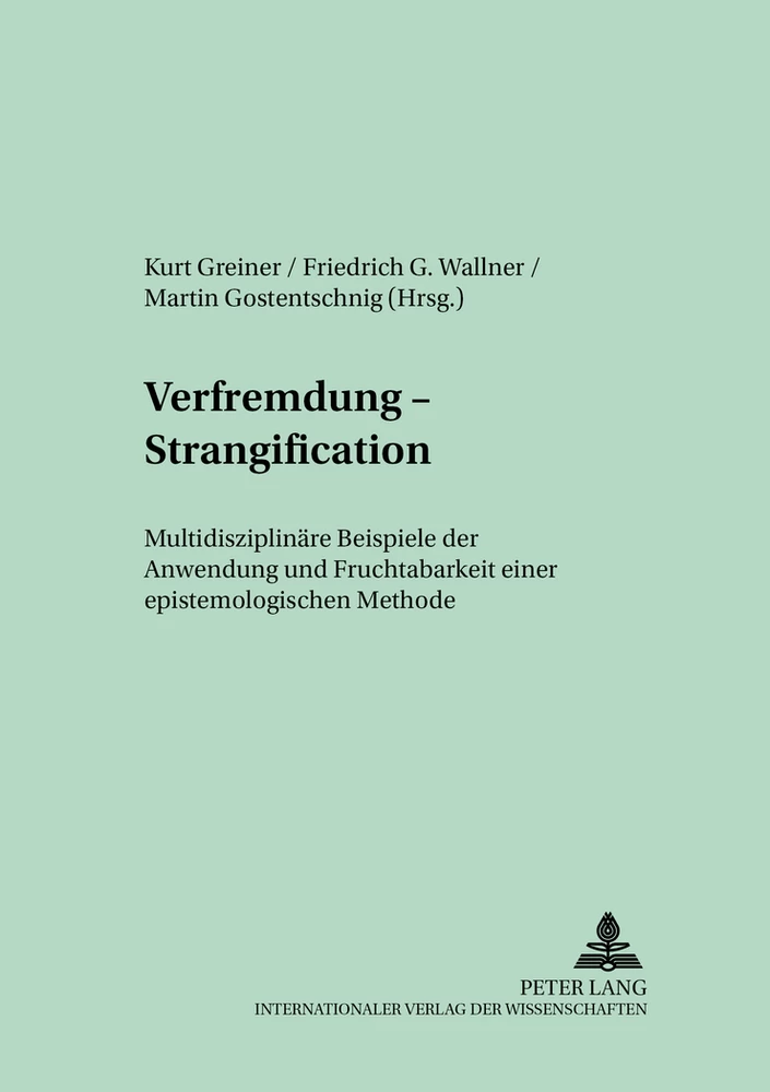 Title: Verfremdung – Strangification