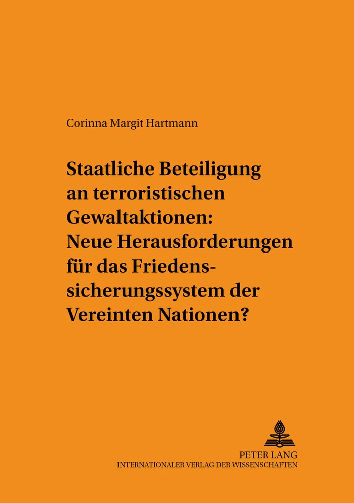 Titel: Staatliche Beteiligung an terroristischen Gewaltaktionen