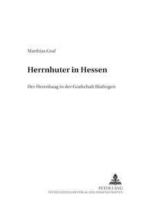 Titel: Herrnhuter in Hessen