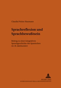 Title: Sprachreflexion und Sprachbewußtsein