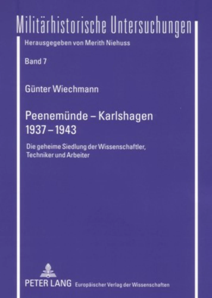 Titel: Peenemünde – Karlshagen- 1937-1943