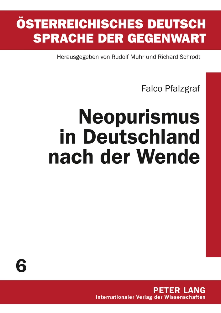 Titel: Neopurismus in Deutschland nach der Wende
