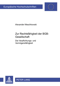 Title: Zur Rechtsfähigkeit der BGB-Gesellschaft