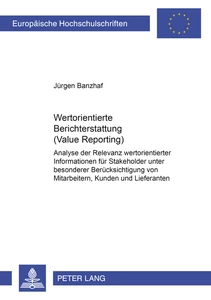 Title: Wertorientierte Berichterstattung (Value Reporting)
