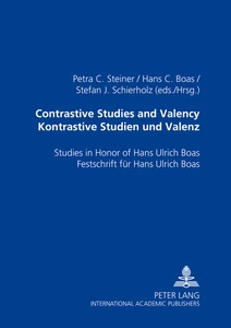 Title: Contrastive Studies and Valency. Kontrastive Studien und Valenz