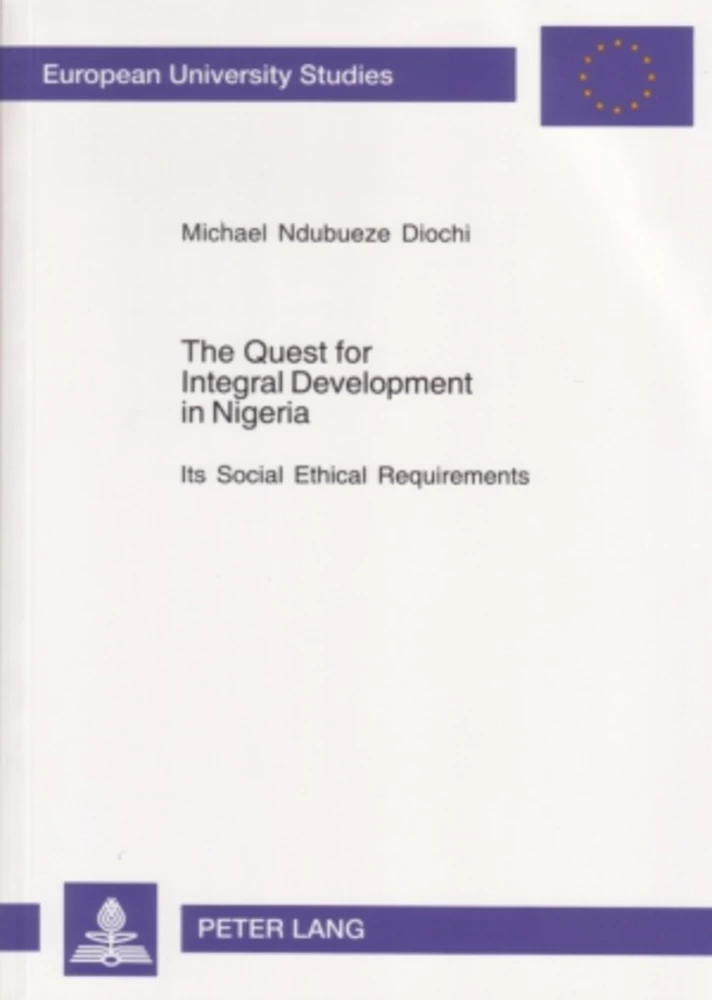 Title: The Quest for Integral Development in Nigeria