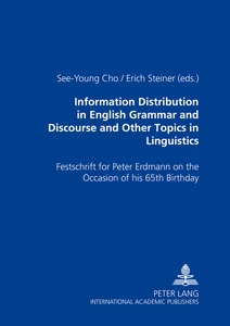 Title: Information Distribution in English Grammar and Discourse and Other Topics in Linguistics