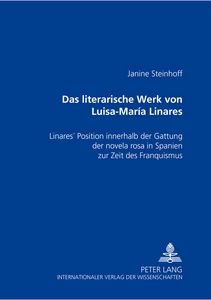 Title: Das literarische Werk von Luisa-María Linares