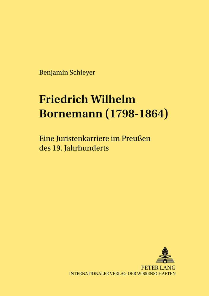 Titel: Friedrich Wilhelm Bornemann (1798-1864)