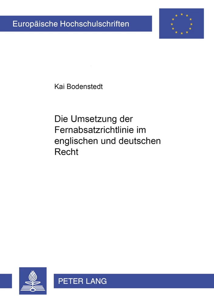 Titel: Die Umsetzung der Fernabsatzrichtlinie im englischen und deutschen Recht