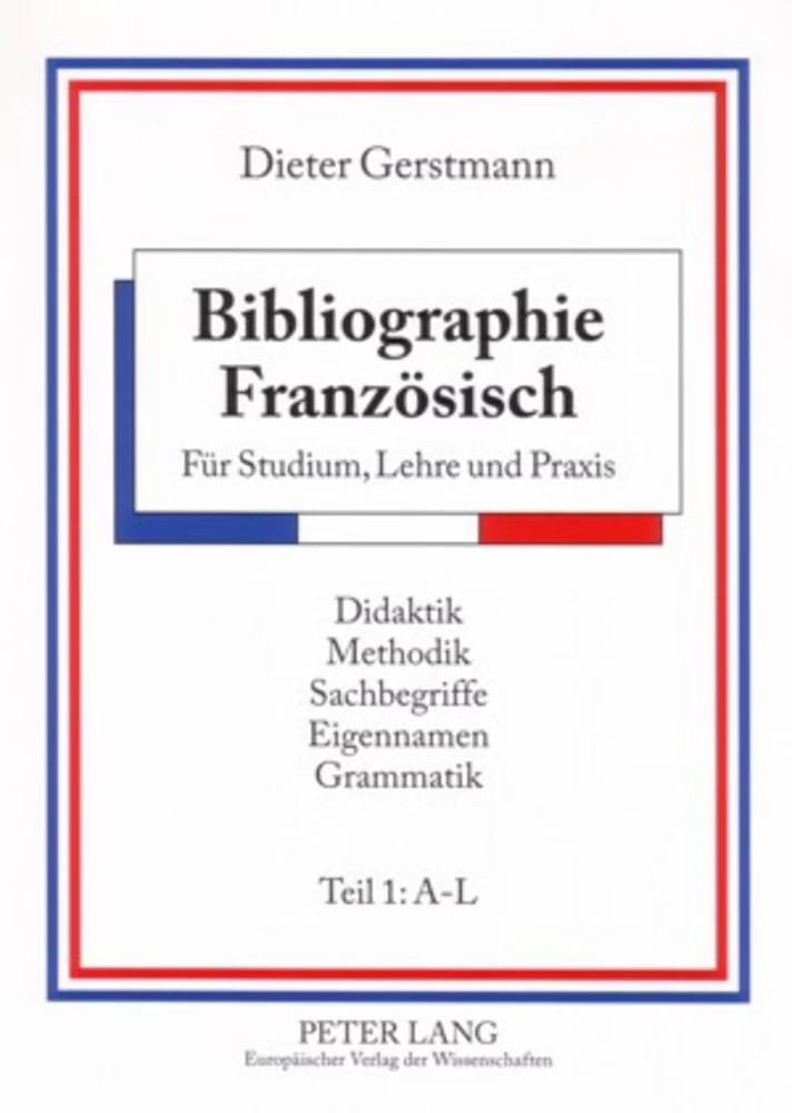 Titel: Bibliographie Französisch