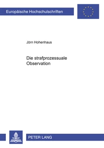 Title: Die strafprozessuale Observation