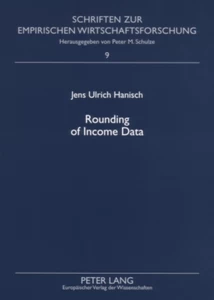 Title: Rounding of Income Data