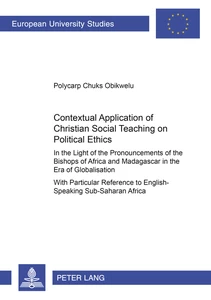 Title: Contextual Application of Christian Social Teaching on Political Ethics