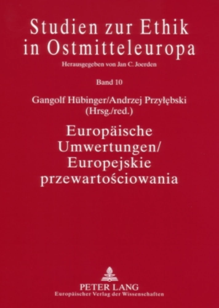 Title: Europäische Umwertungen / Europejskie przewartościowania
