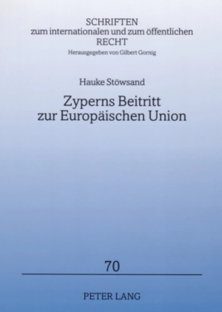 Titel: Zyperns Beitritt zur Europäischen Union