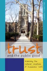Title: Trust and the Public Good