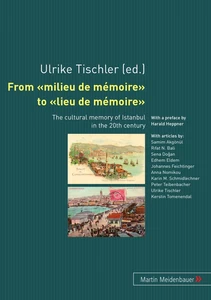 Title: From «milieu de mémoire» to «lieu de mémoire»