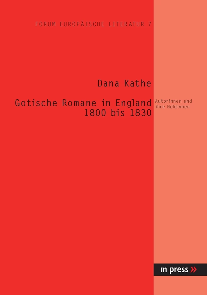 Titel: Zur Geschichte des gotischen Romans von 1800 bis 1830