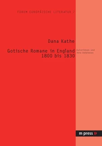Title: Zur Geschichte des gotischen Romans von 1800 bis 1830