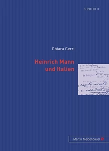 Title: Heinrich Mann und Italien