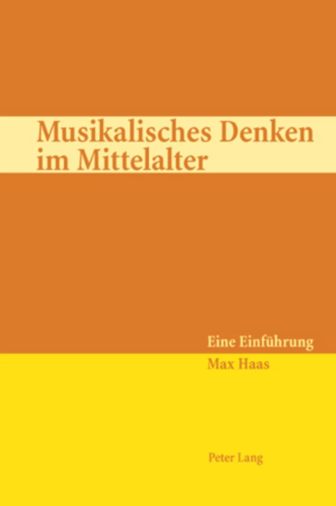 Titel: Musikalisches Denken im Mittelalter