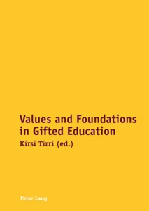 Title: Values and Foundations in Gifted Education