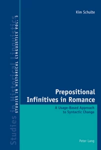 Title: Prepositional Infinitives in Romance