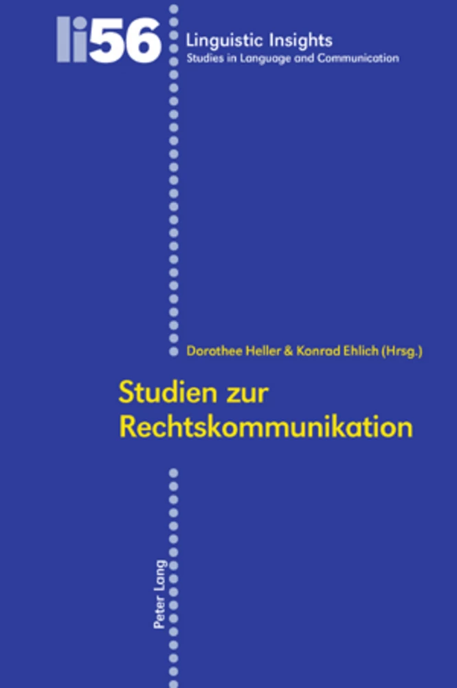Title: Studien zur Rechtskommunikation