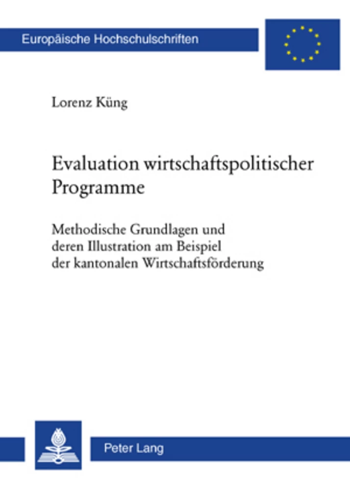 Title: Evaluation wirtschaftspolitischer Programme