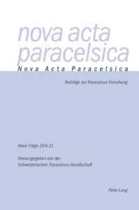 Title: Nova Acta Paracelsica 20/21