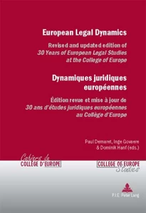 Title: European Legal Dynamics – Dynamiques juridiques européennes