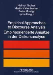 Titel: Empirical Approaches to Discourse Analysis- Empirieorientierte Ansätze in der Diskursanalyse