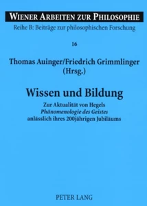 Title: Wissen und Bildung