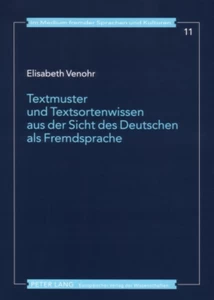 Titel: Textmuster und Textsortenwissen aus der Sicht des Deutschen als Fremdsprache