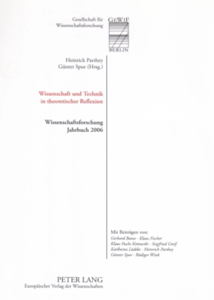 Title: Wissenschaft und Technik in theoretischer Reflexion