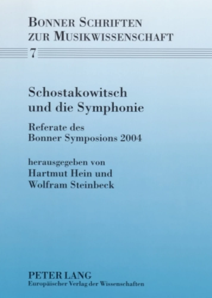 Titel: Schostakowitsch und die Symphonie