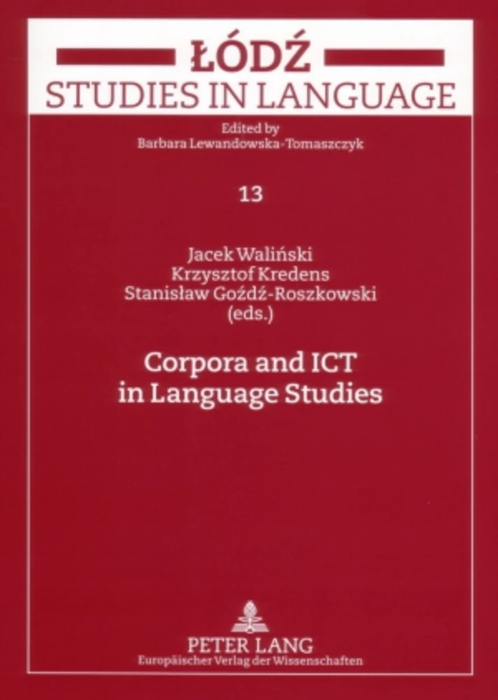 Title: Corpora and ICT in Language Studies