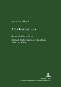 Titel: Acta Germanica