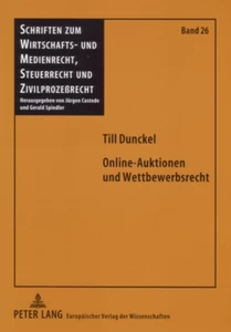 Title: Online-Auktionen und Wettbewerbsrecht