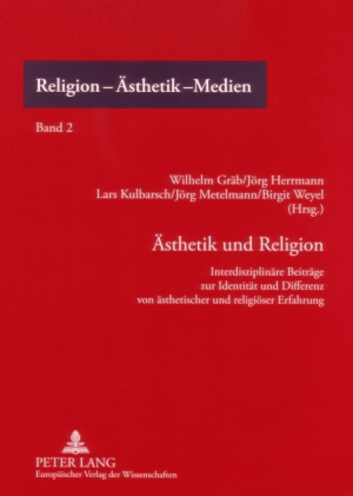 Titel: Ästhetik und Religion