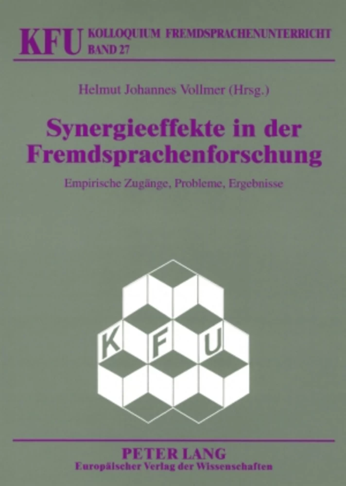 Titel: Synergieeffekte in der Fremdsprachenforschung
